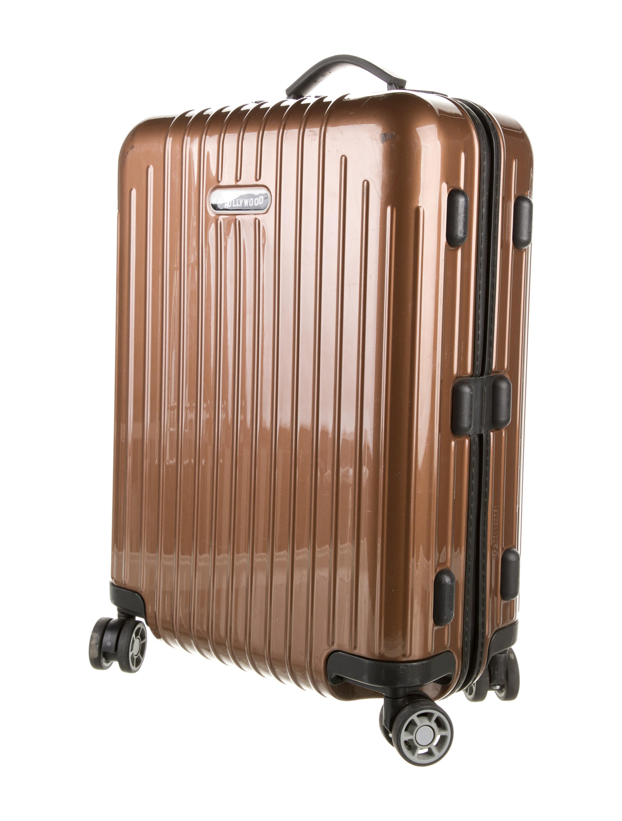 Rimowa Rolling CarryOn Suitcase Brown Luggage and Travel, Handbags