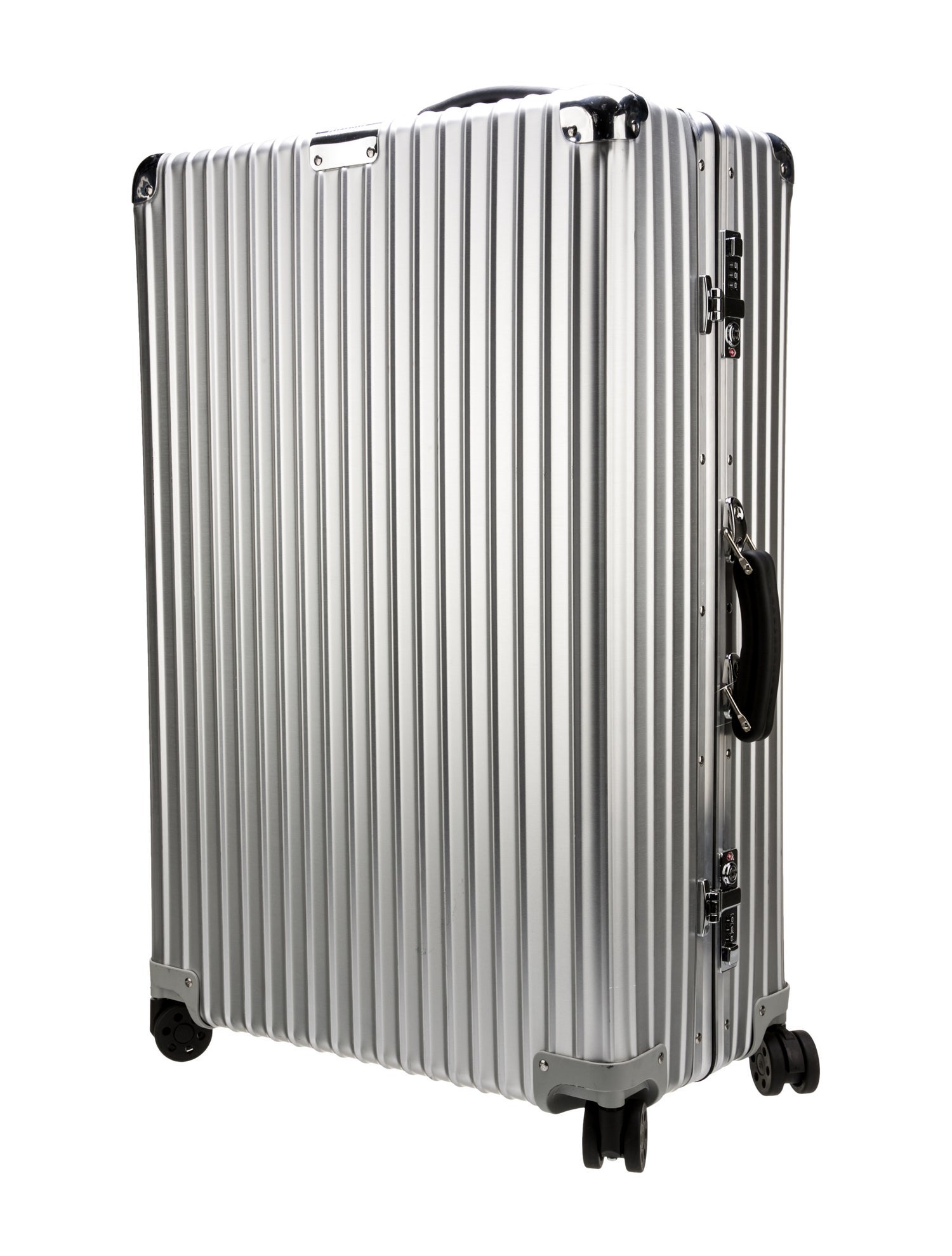 Rimowa Metal Rolling Suitcase Silver Luggage and Travel, Handbags RWA23690 The RealReal