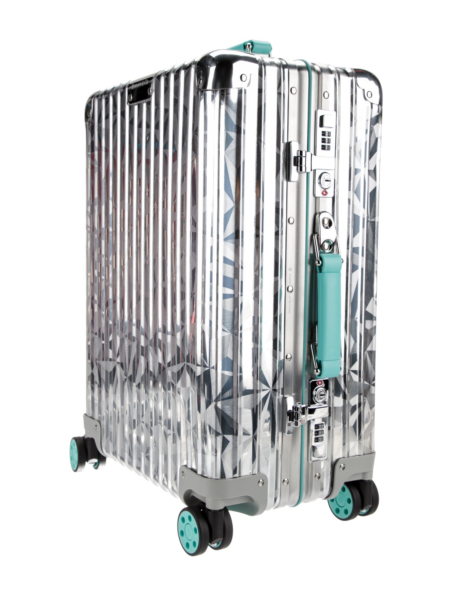 Rimowa Leather Trim Metal Suitcase w/Tags