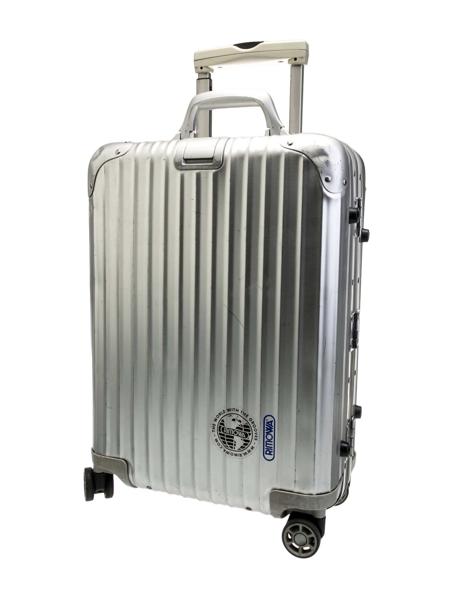 Rimowa Silver Aluminum Carry On