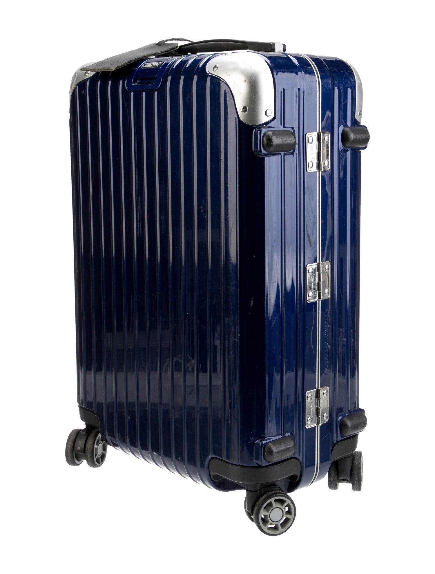 Rimowa Polycarbonate Leather-Trimmed Carry-On