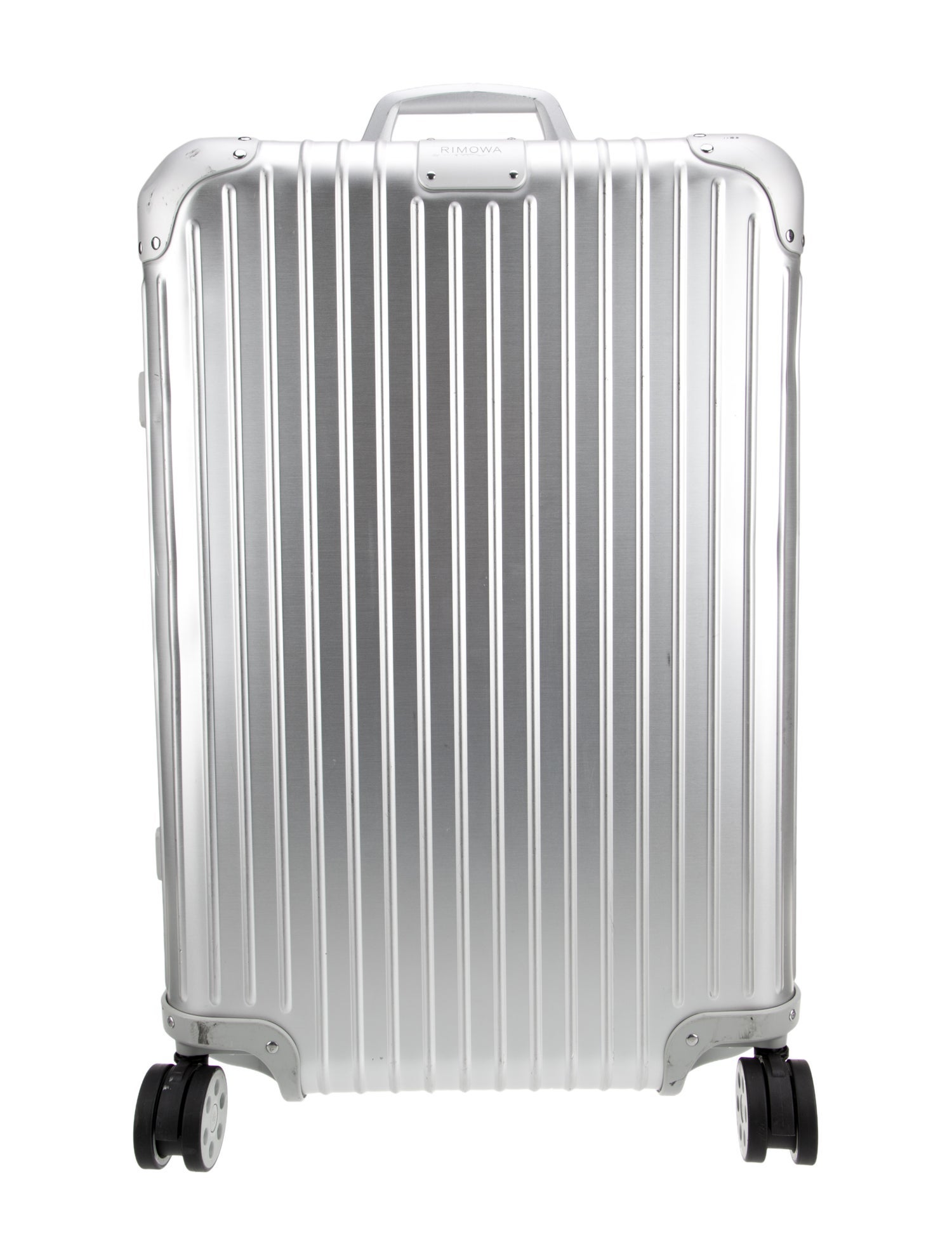 Rimowa silver suitcase