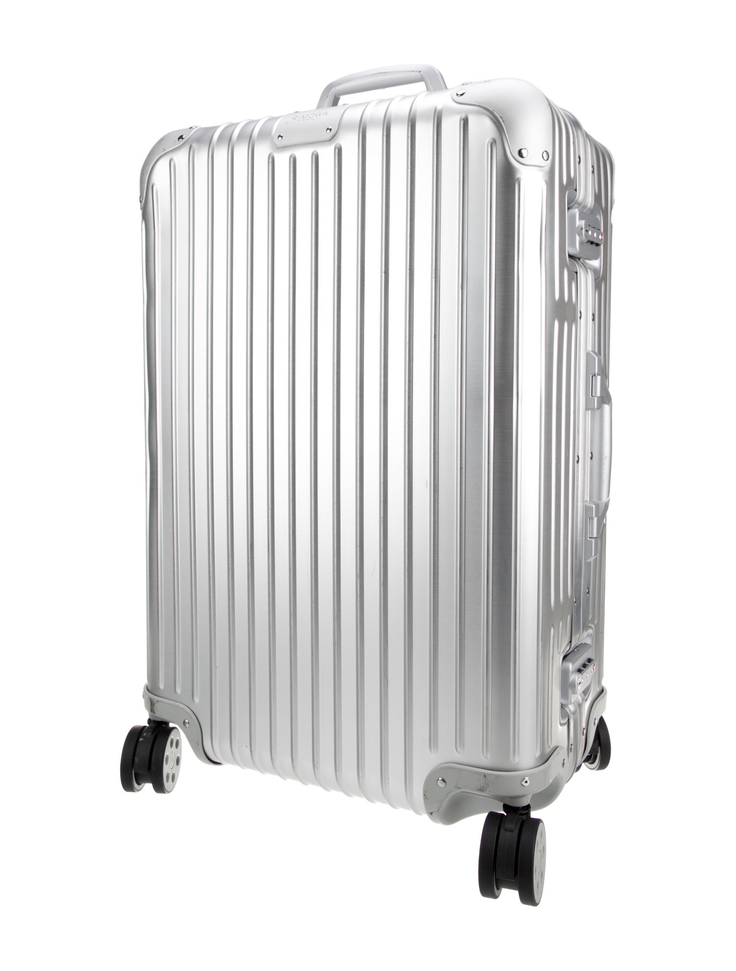 Rimowa silver suitcase