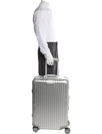 Rimowa silver suitcase