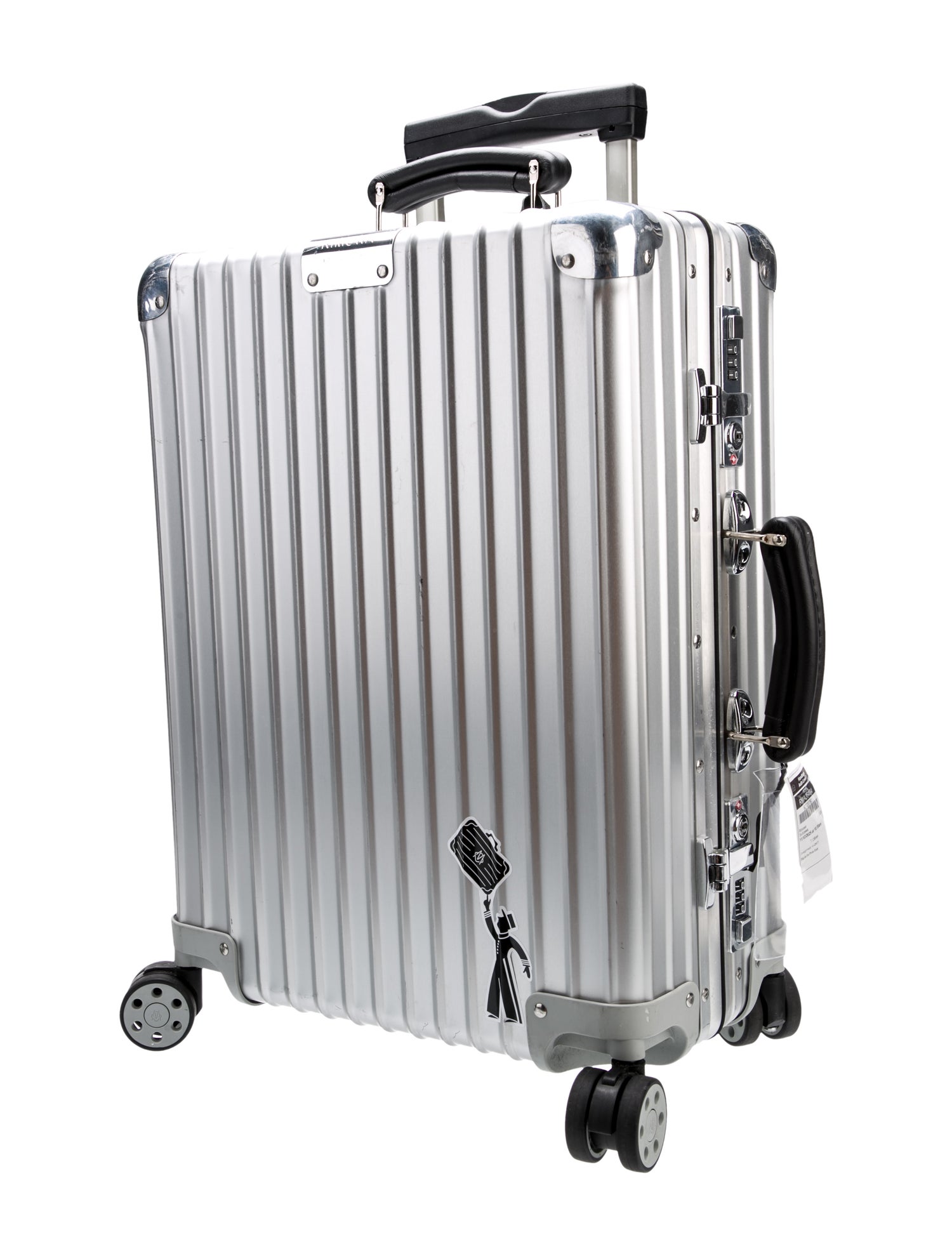 Rimowa Silver Carry On Luggage