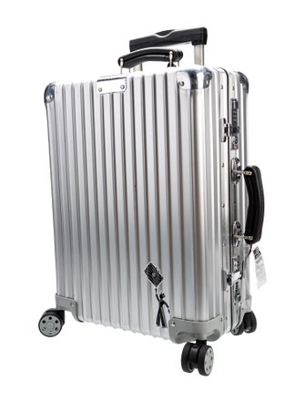 Rimowa Silver Carry On Luggage