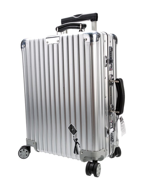 Rimowa Silver Carry On Luggage