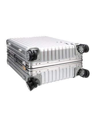Rimowa Silver Carry On Luggage