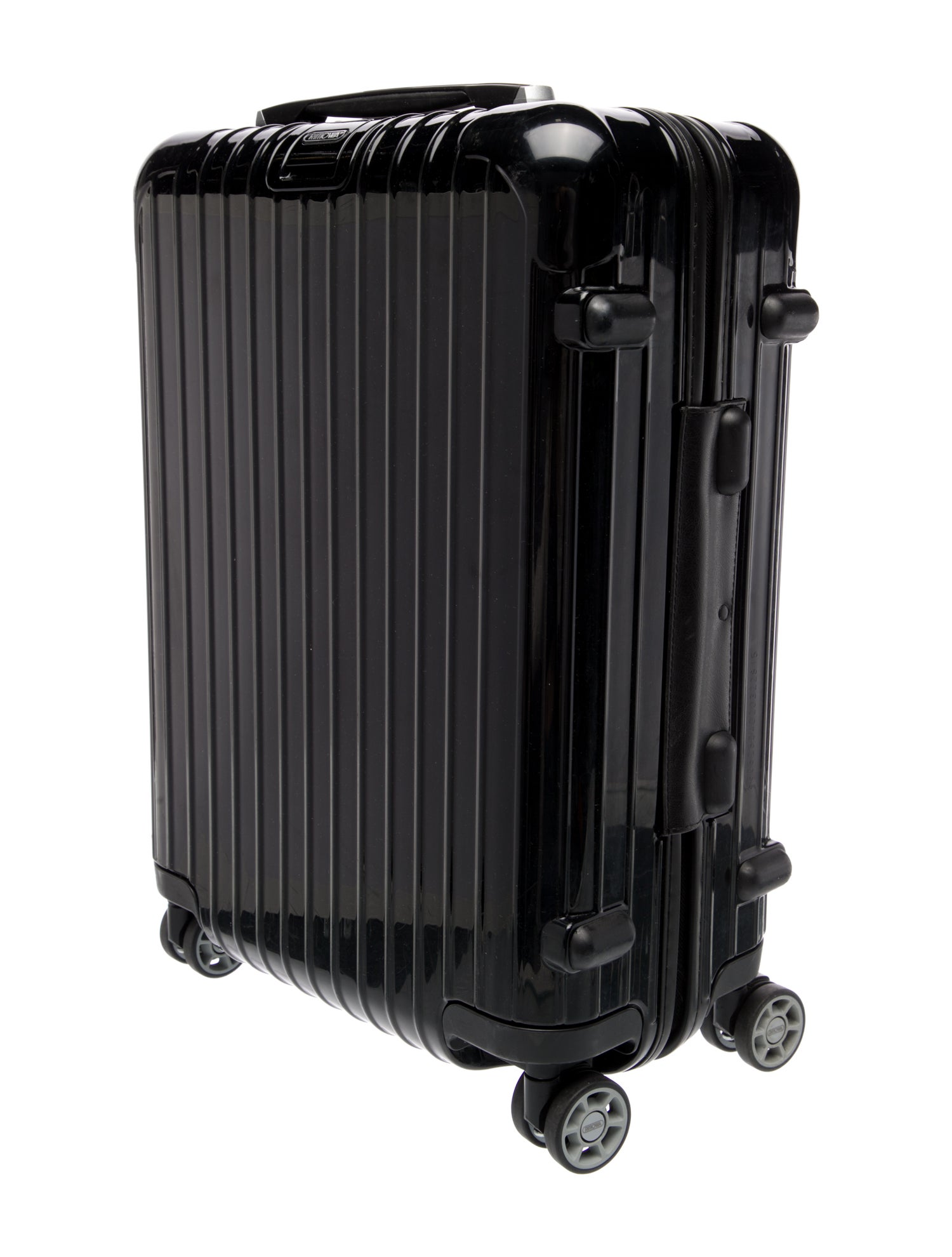 Rimowa mens black carry on suitcase