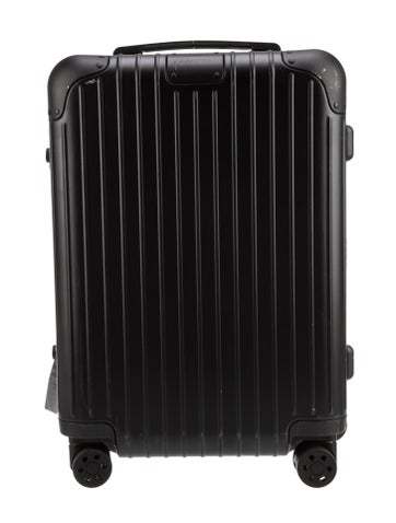 Pre-owned Rimowa Black Rolling Suitcase