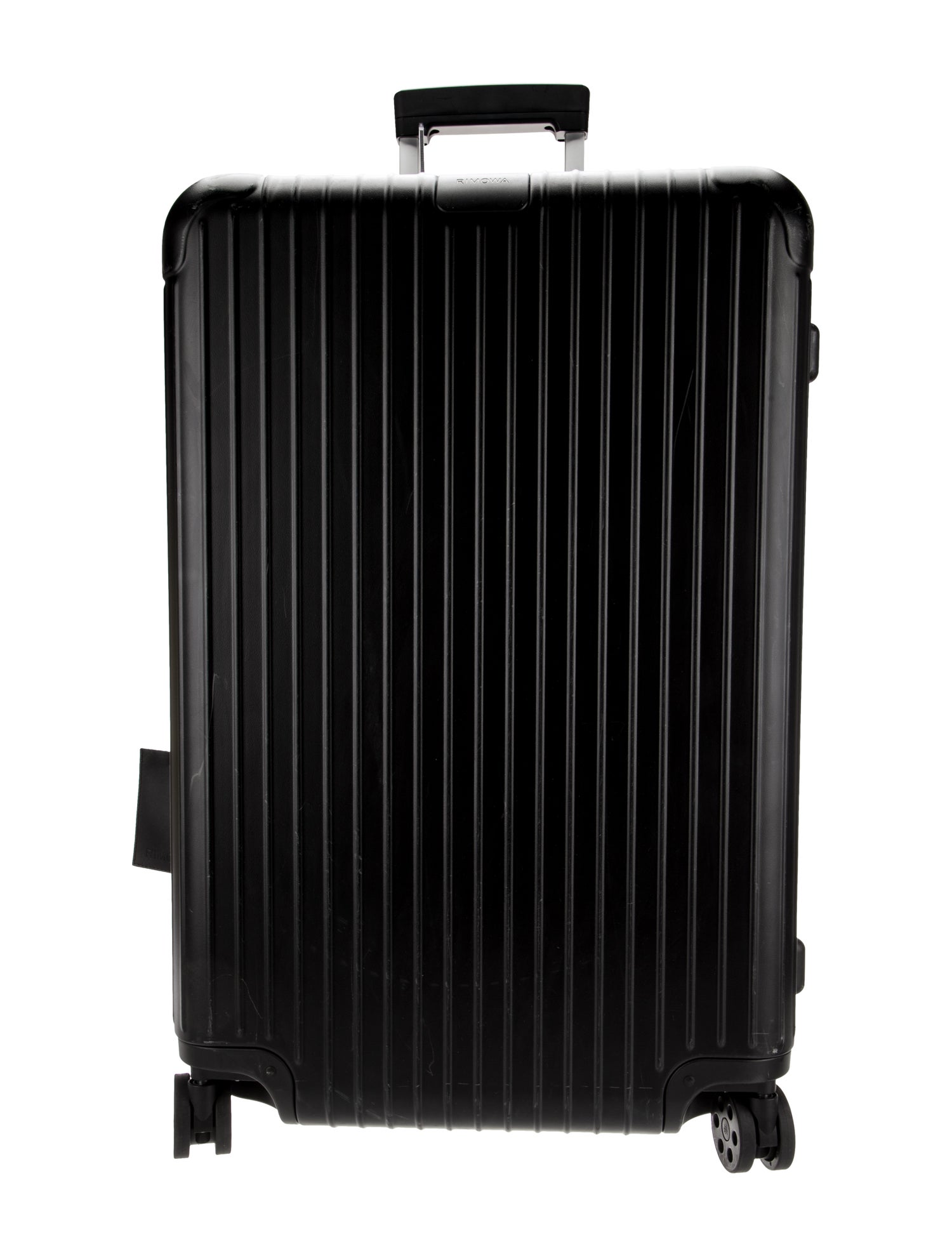 Rimowa Black Polycarbonate Rimowa Suitcase Luggage