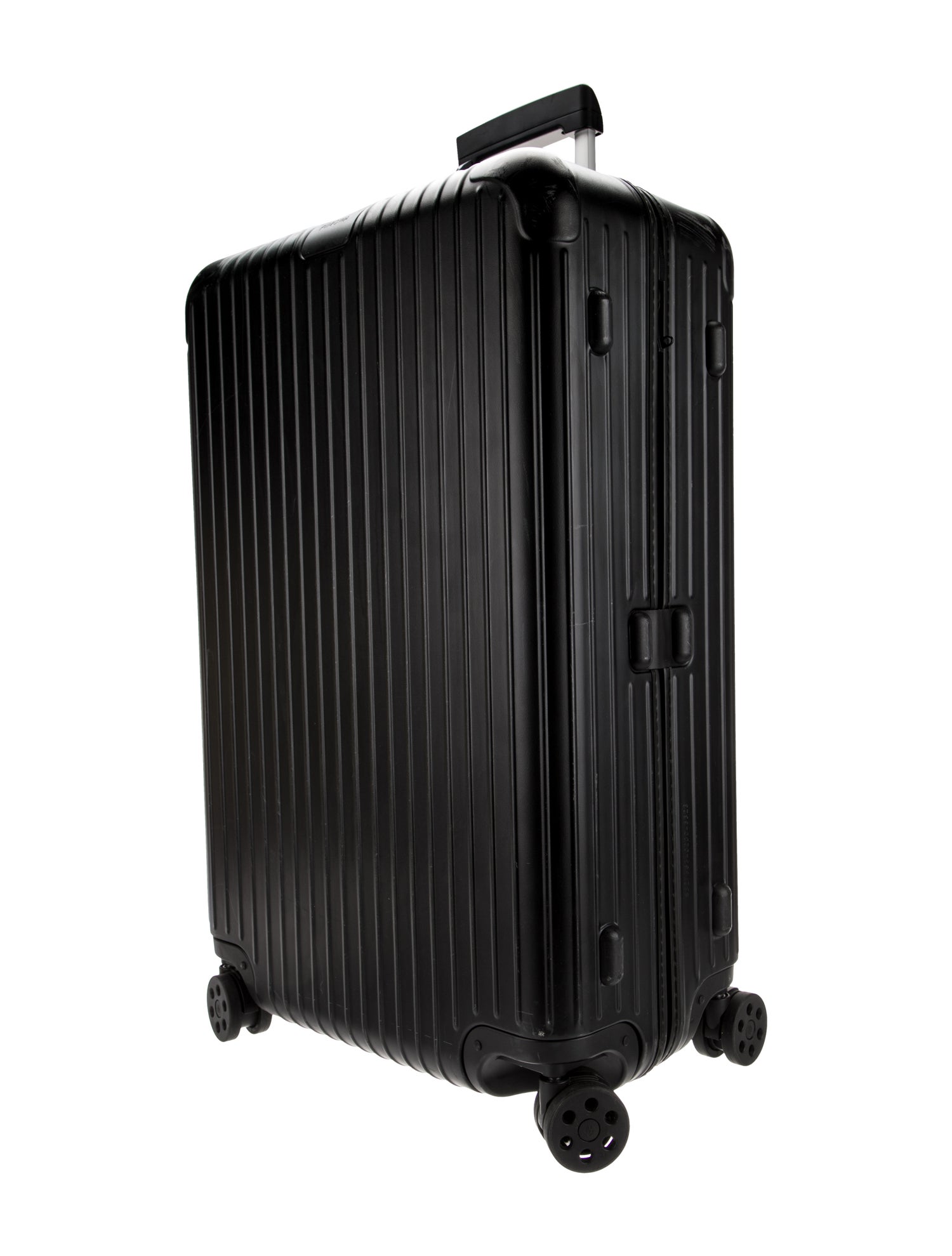 Rimowa Black Polycarbonate Rimowa Suitcase Luggage
