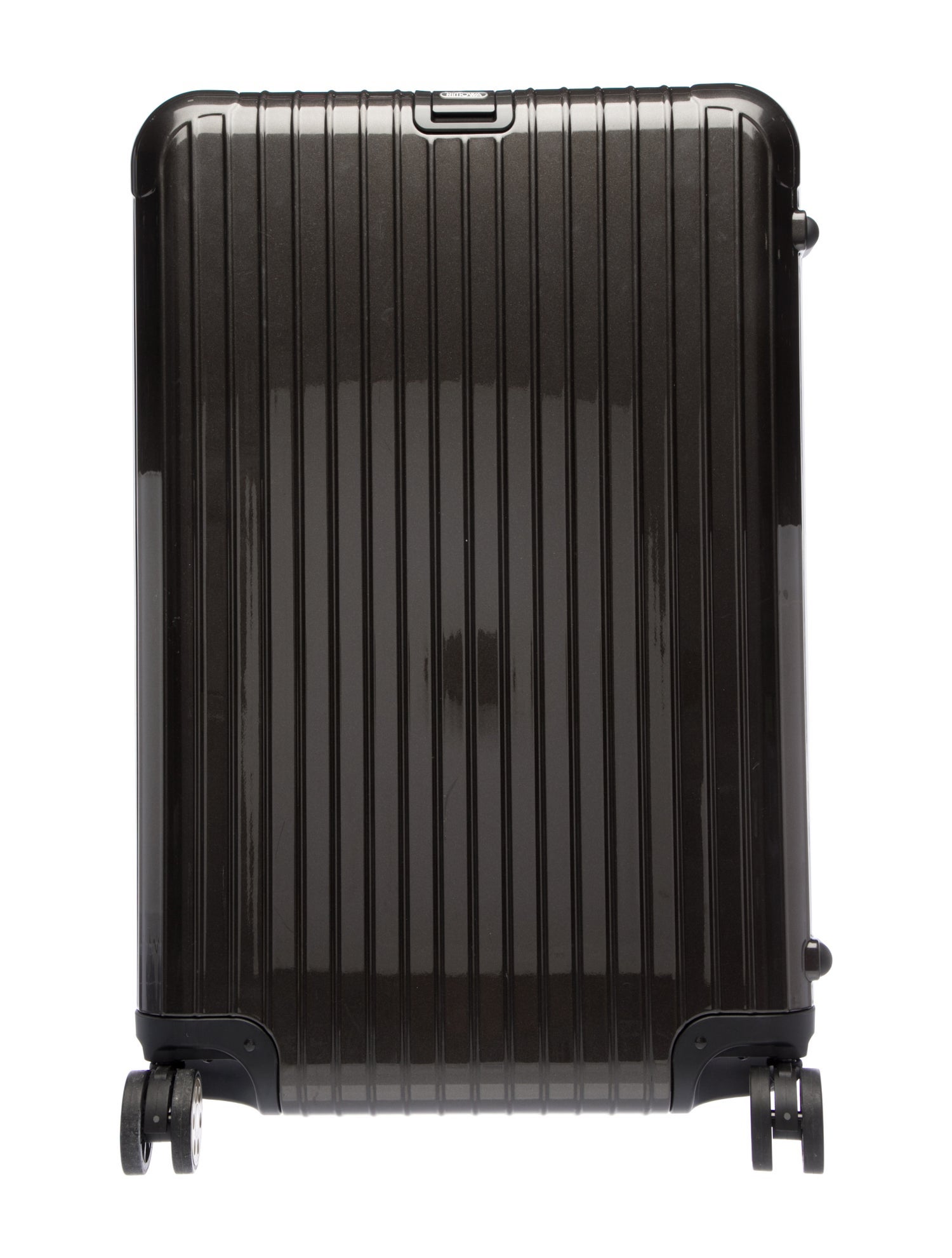 Rimowa mens grey rolling suitcase