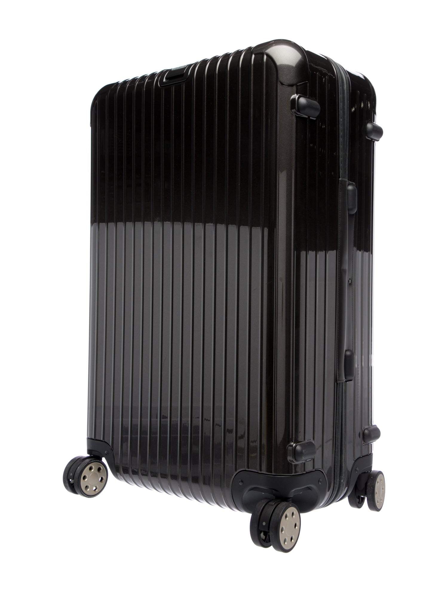 Rimowa mens grey rolling suitcase