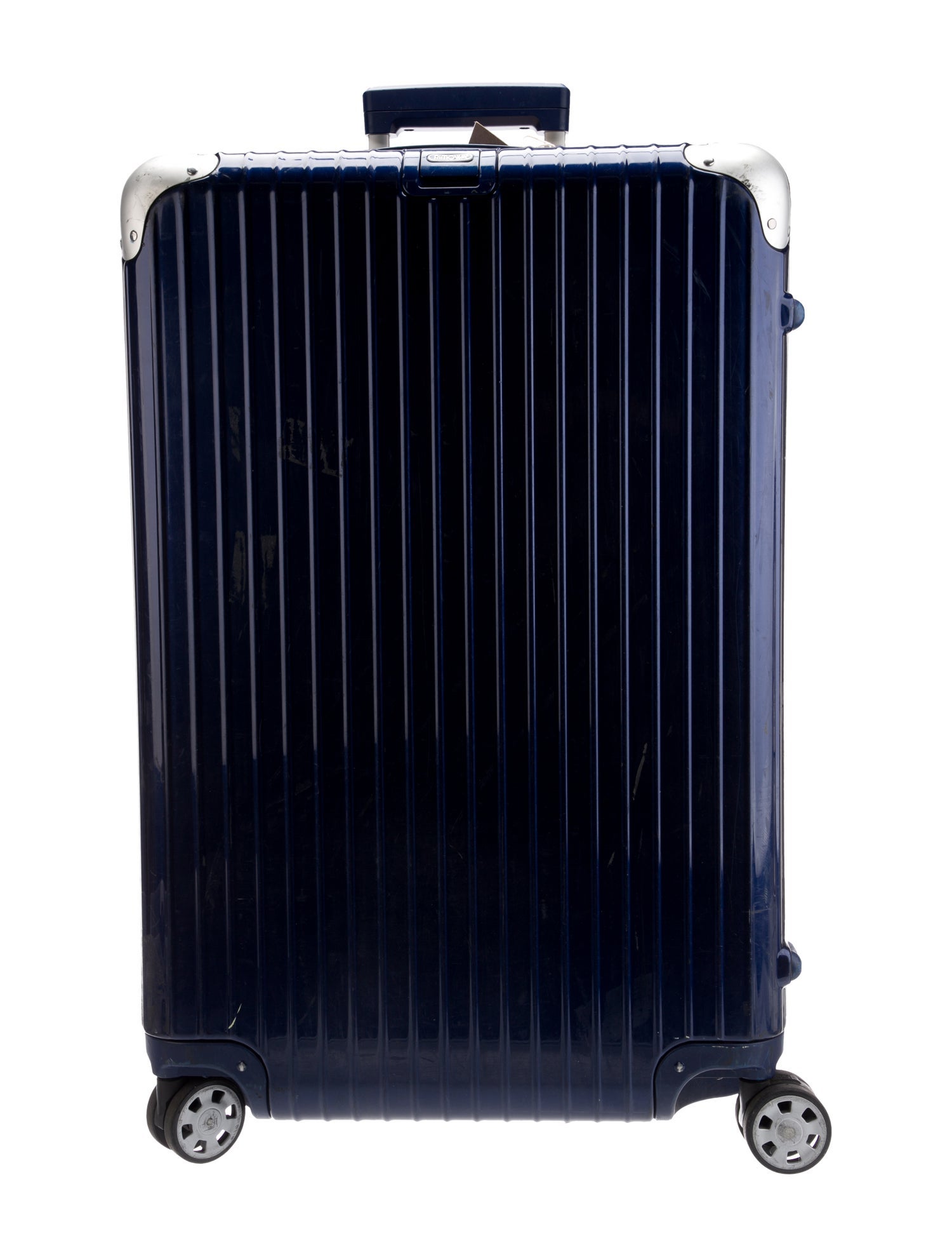 Rimowa Blue Polycarbonate Rimowa Suitcase Luggage