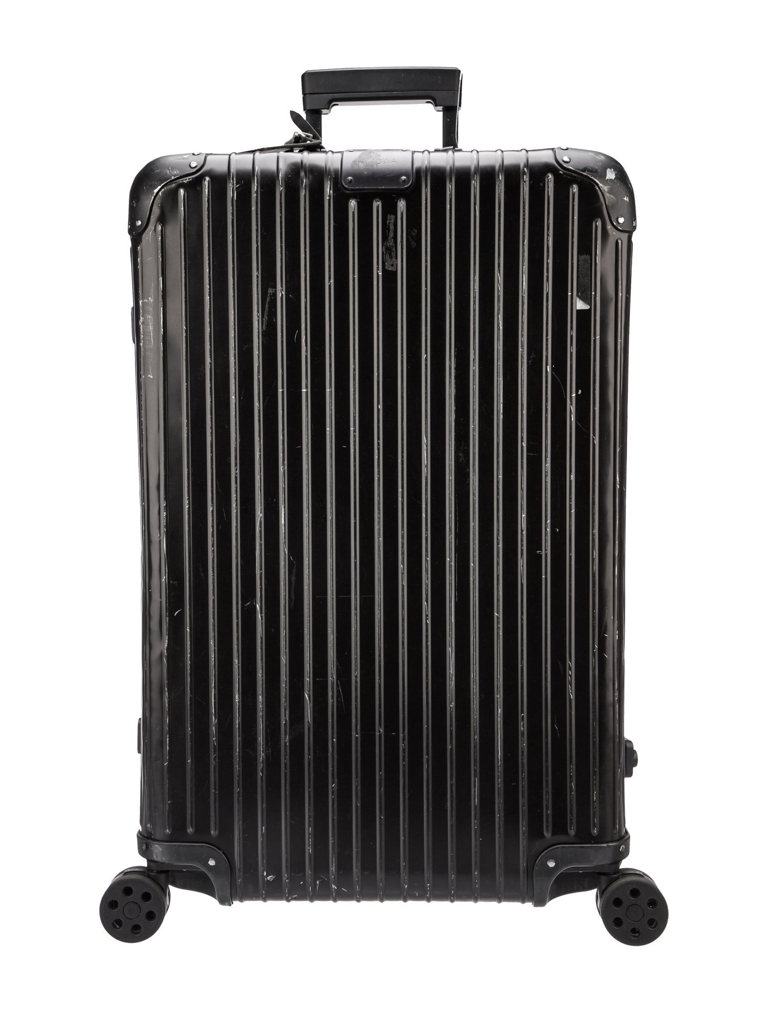 Rimowa Black Hard-Anodize Aluminum Suitcase