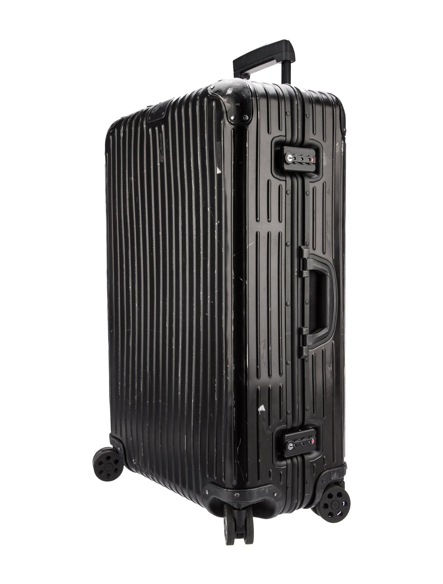 Rimowa Black Hard-Anodize Aluminum Suitcase