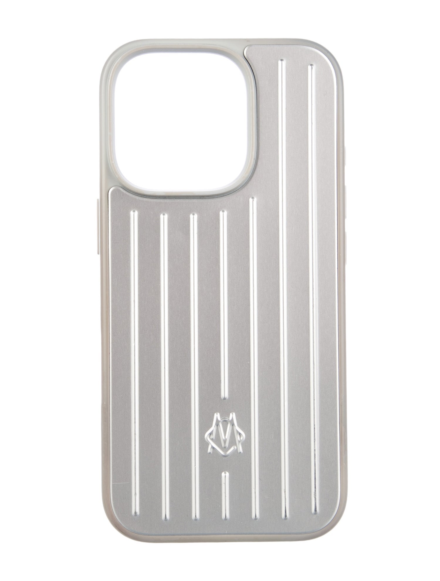 Rimowa iPhone 14 Pro Max Alu Case w/ Tags - Silver Technology