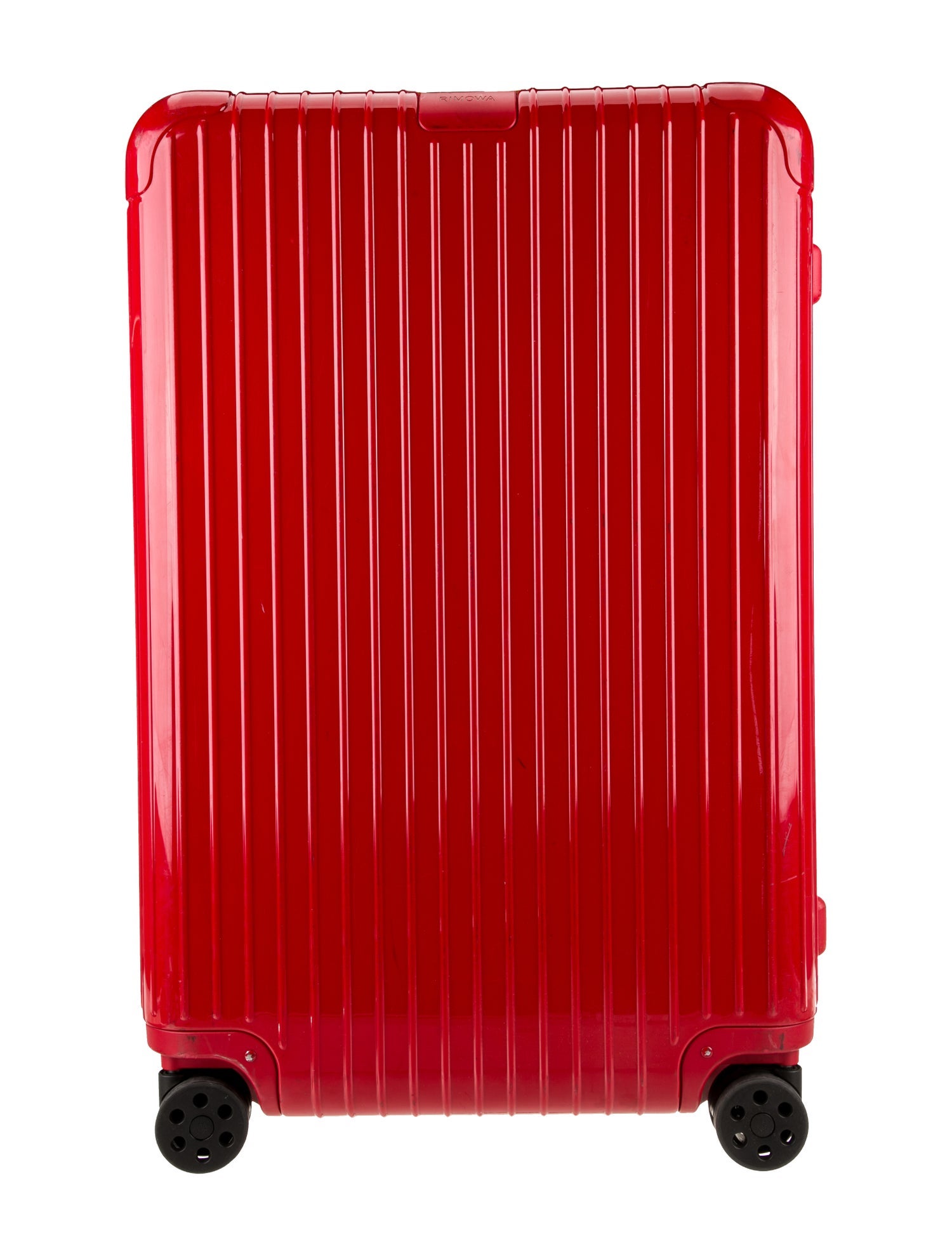 Rimowa Salsa Deluxe Hybrid Suitcase - Red Luggage and Travel