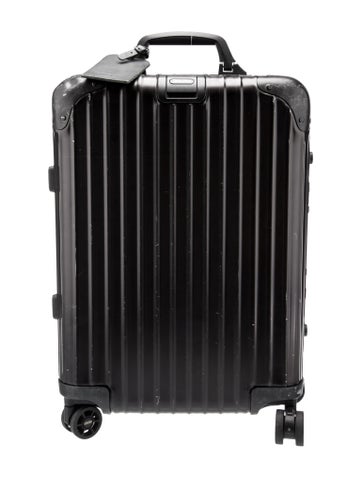 Pre-owned Rimowa Aluminum Suitcase In Black