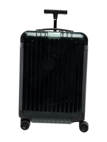 Pre-owned Rimowa Aluminium Suitcase In Green