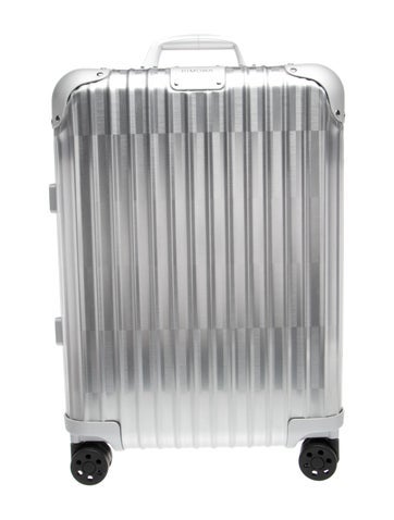 Pre-owned Rimowa Original Cabin Roller Suitcase In Silver