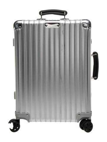 Pre-owned Rimowa Silver Aluminium Carry On Suitcase
