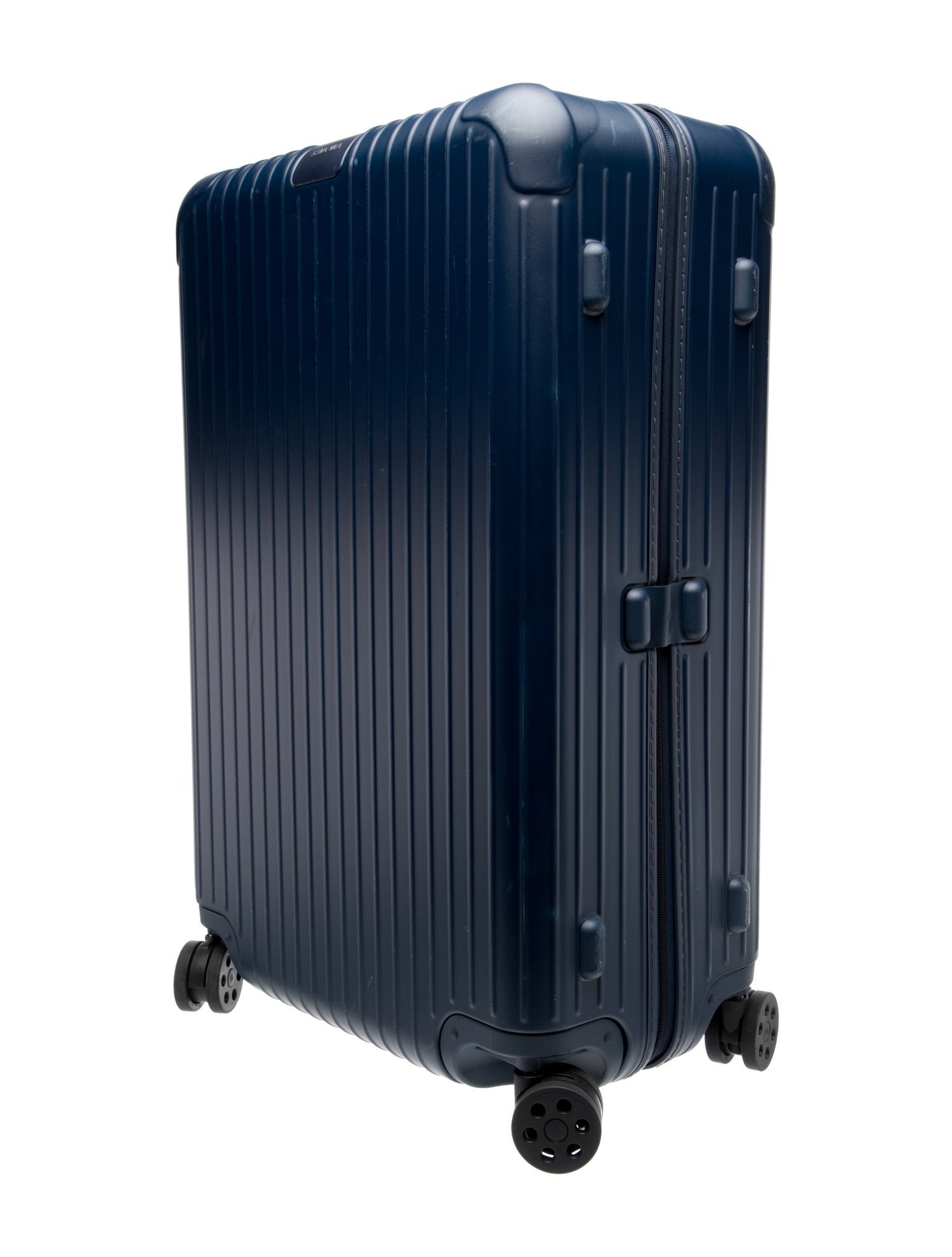 Rimowa Blue rolling suitcase