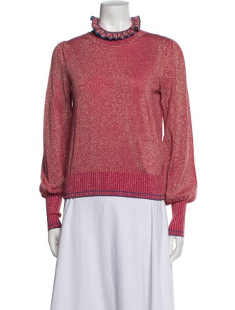 Runway Marc Jacobs Wool Mock Neck Sweatshirt