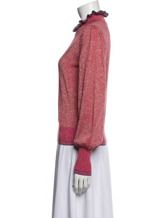 Runway Marc Jacobs Wool Mock Neck Sweatshirt