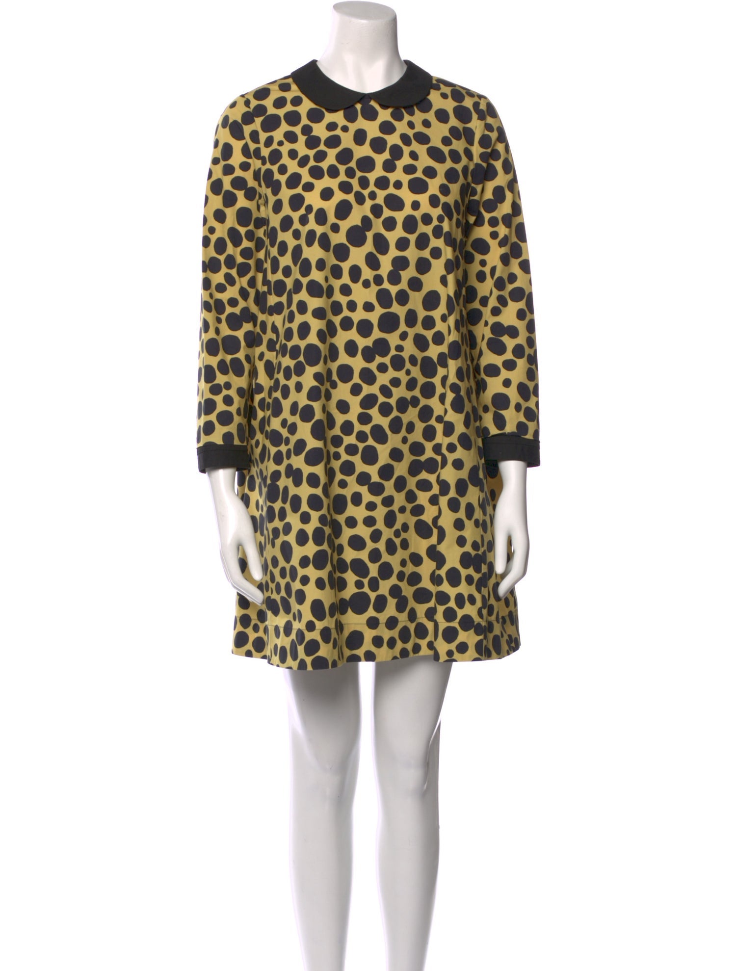 Runway Marc Jacobs Polka Dot Print Mini Dress