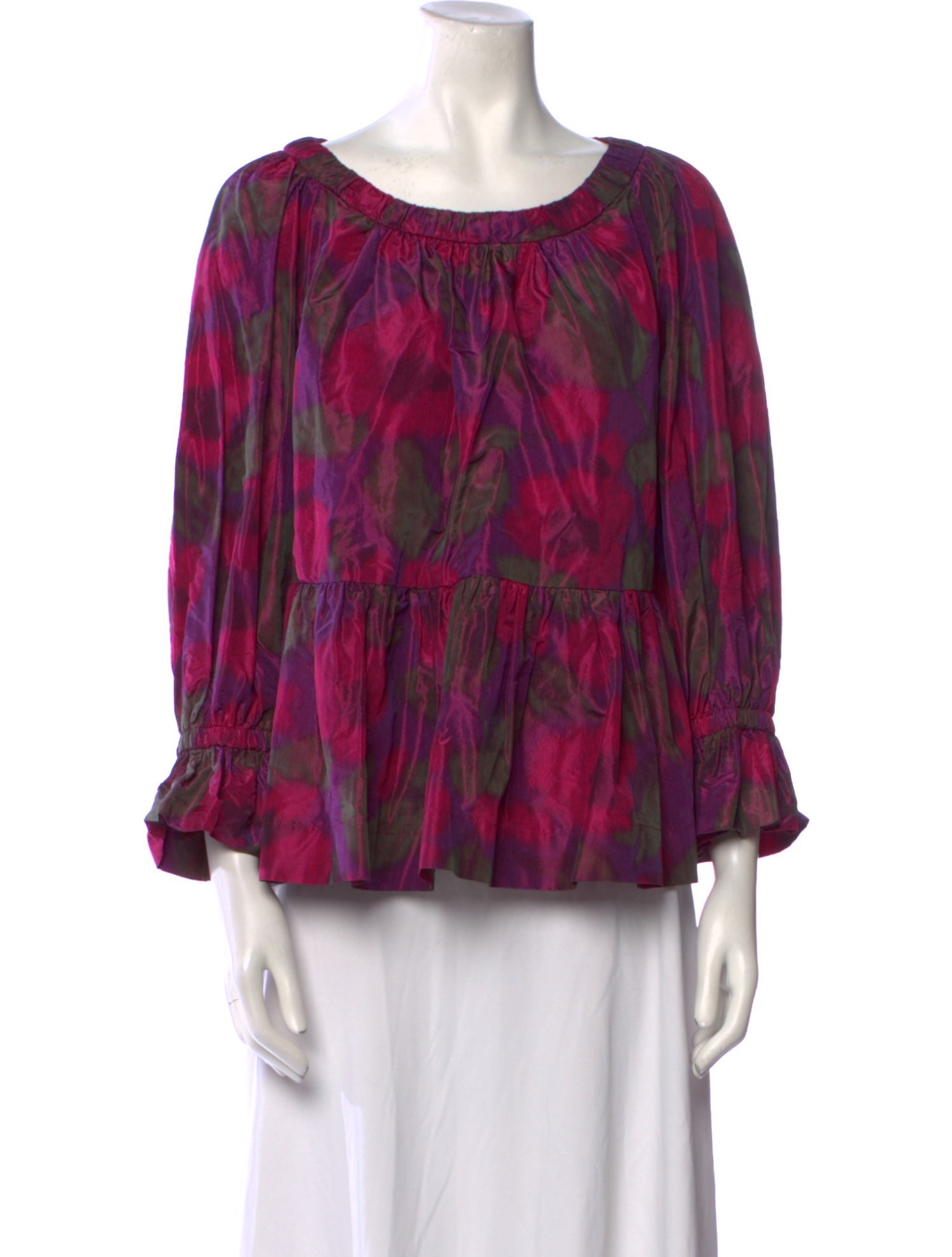Runway Marc Jacobs Silk Printed Blouse