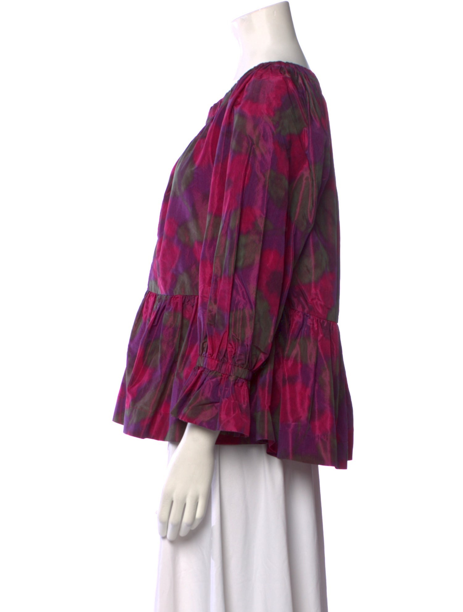 Runway Marc Jacobs Silk Printed Blouse