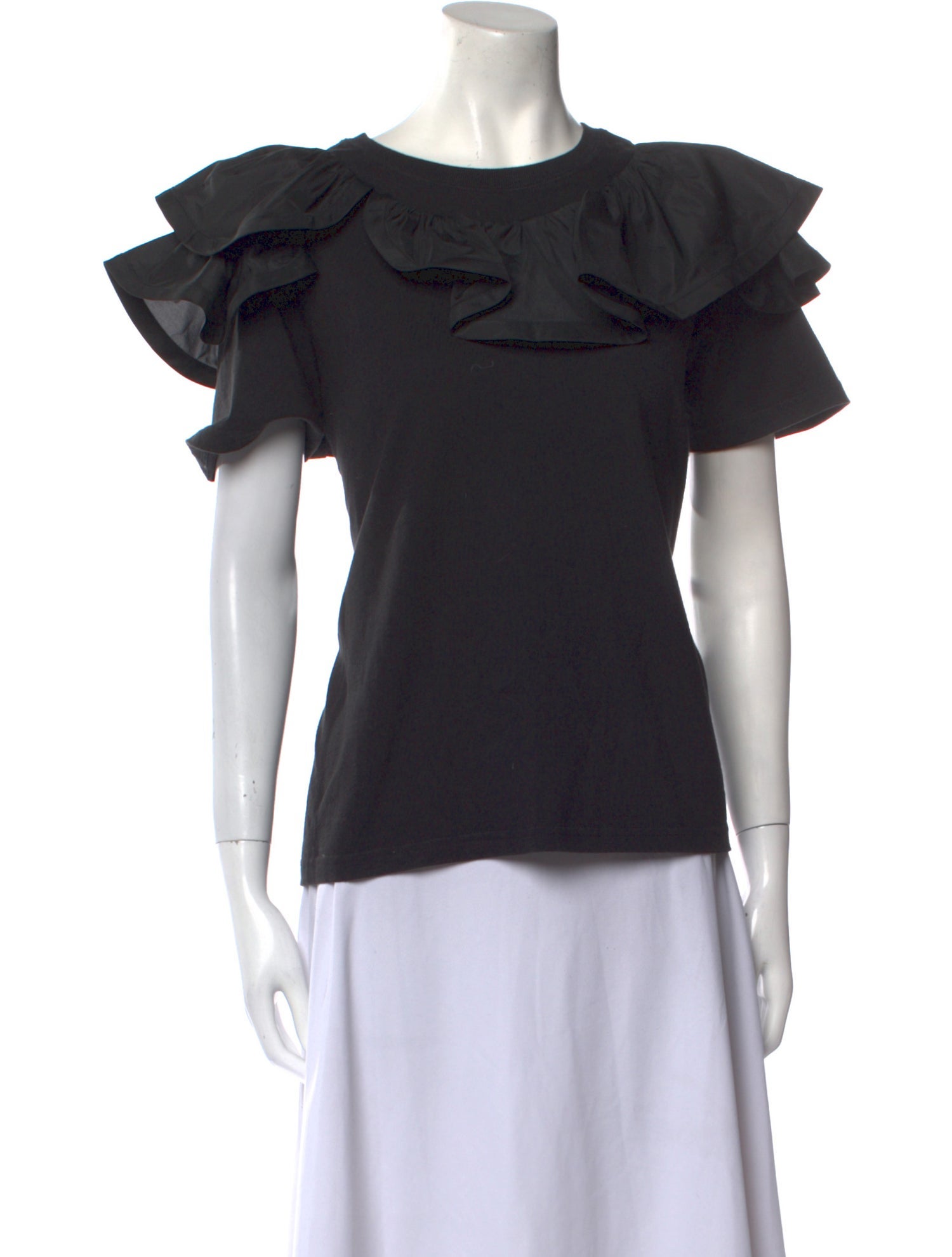 Runway Marc Jacobs Bateau Neckline Short Sleeve Top