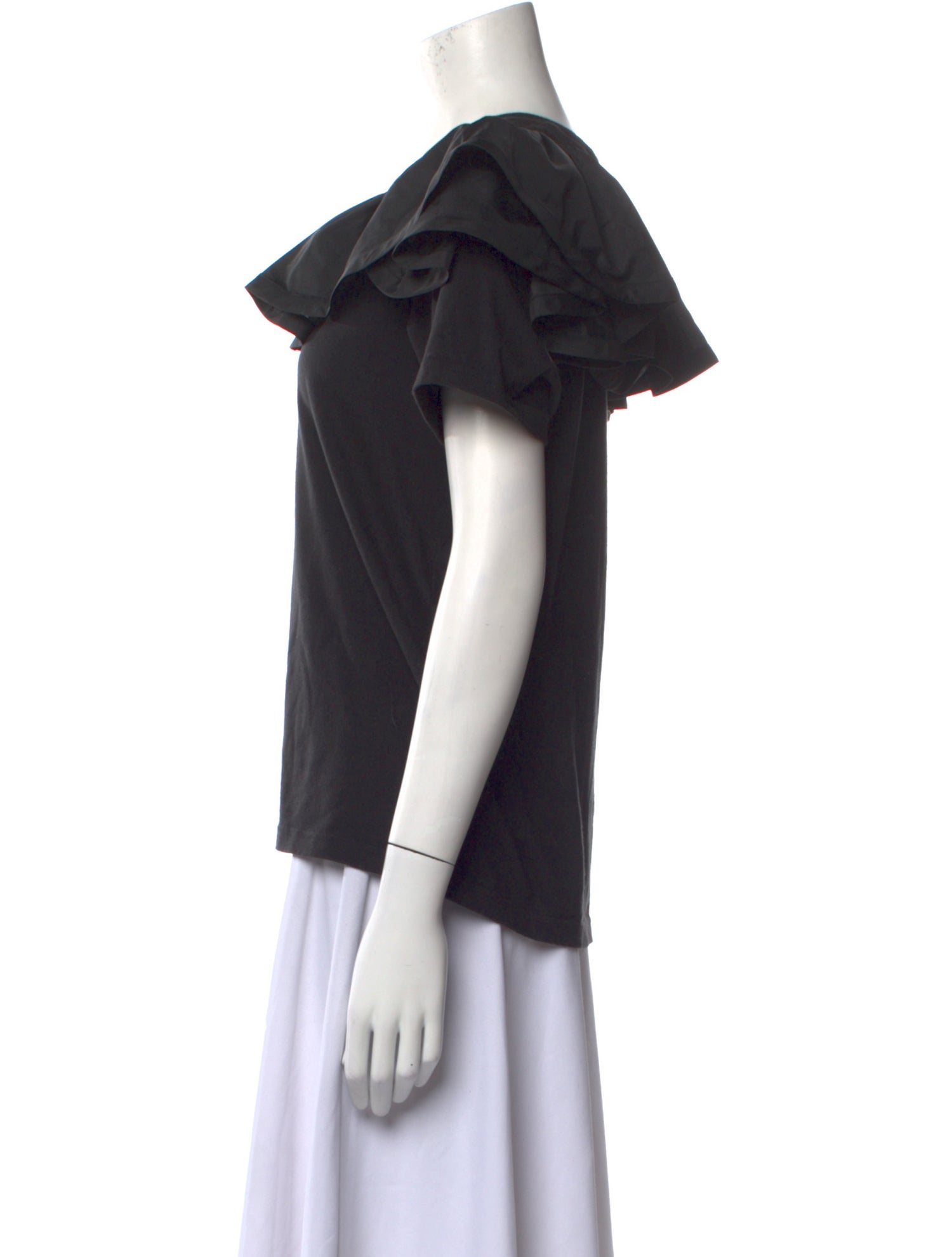 Runway Marc Jacobs Bateau Neckline Short Sleeve Top