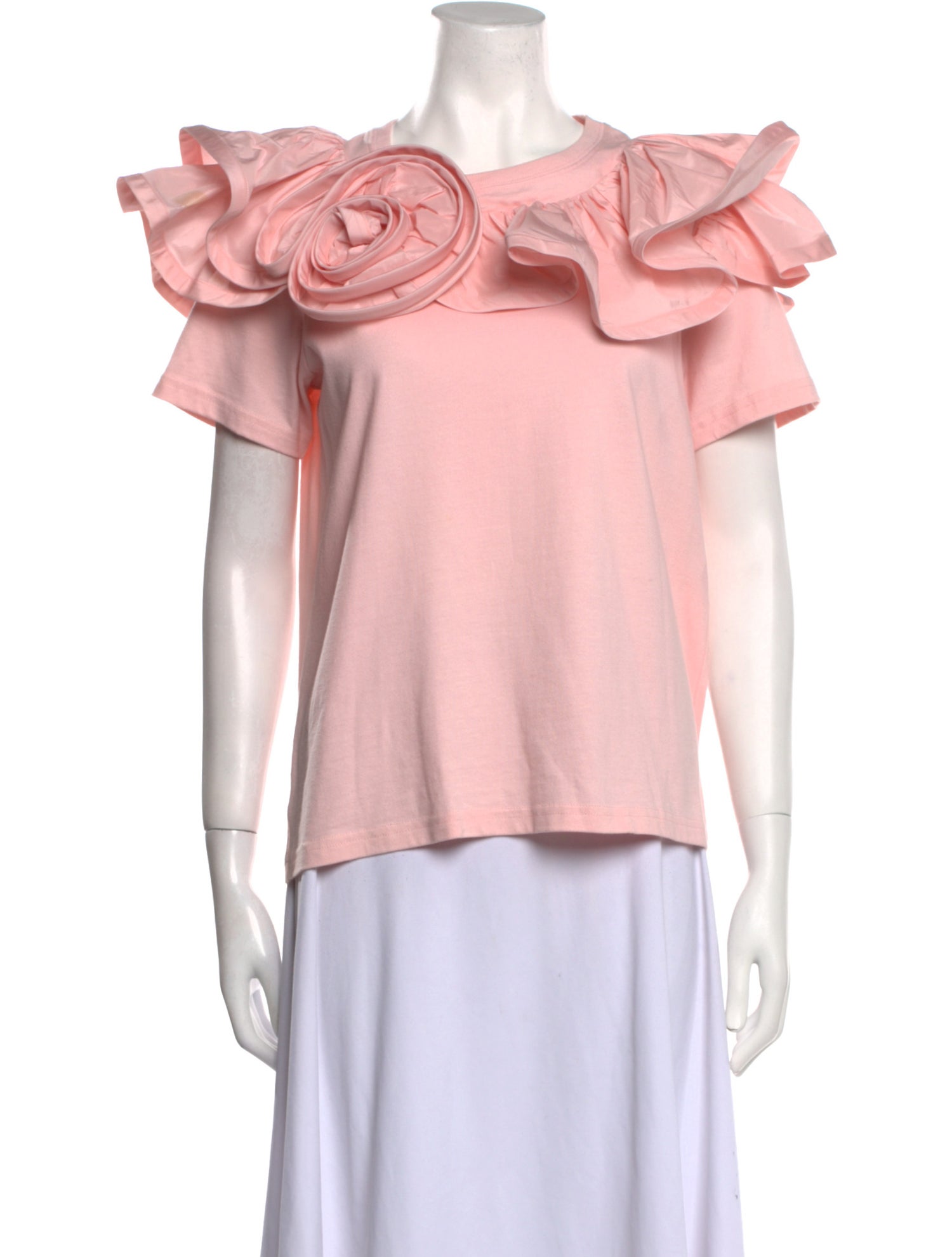 Runway Marc Jacobs Bateau Neckline Short Sleeve Top