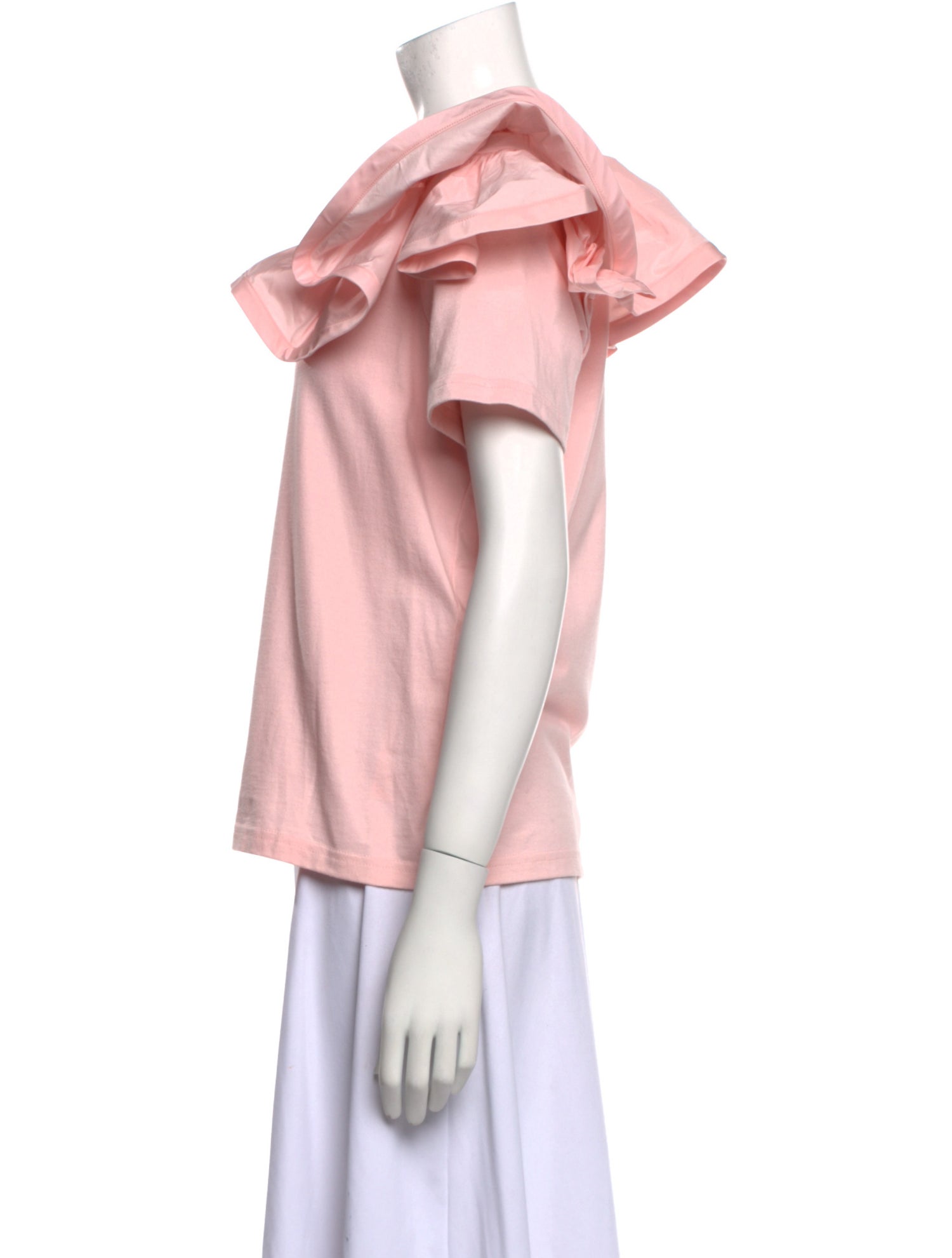 Runway Marc Jacobs Bateau Neckline Short Sleeve Top