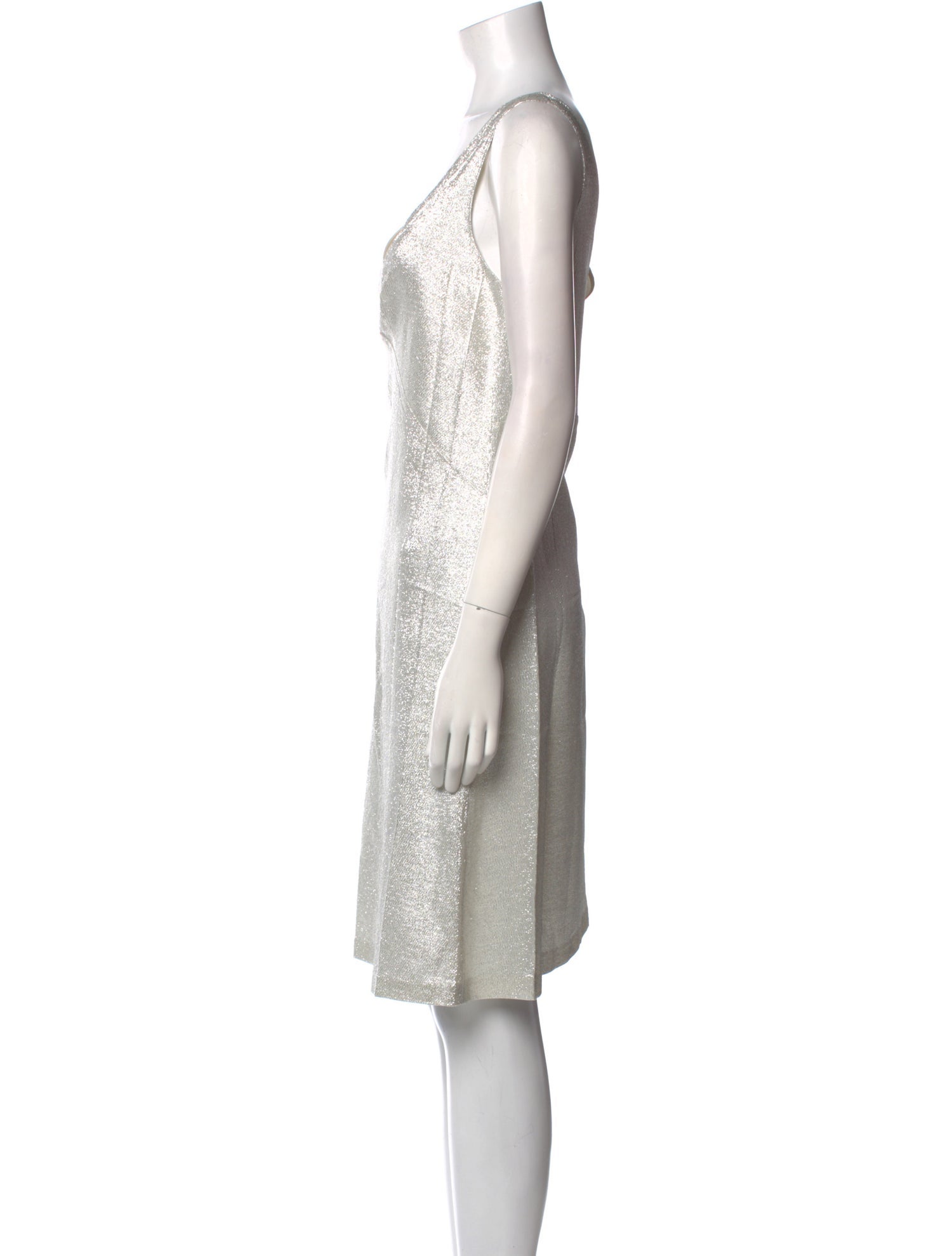 Runway Marc Jacobs V-Neck Knee-Length Dress