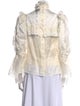 Runway Marc Jacobs Silk Mock Neck Blouse