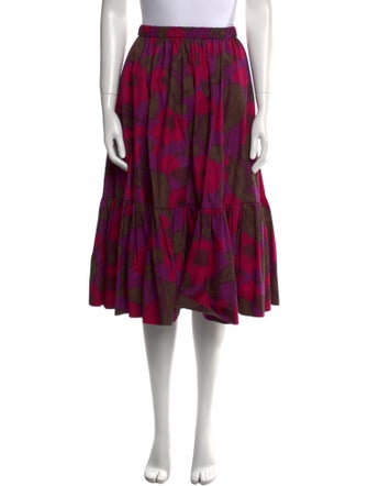 Runway Marc Jacobs Printed Knee-Length Skirt