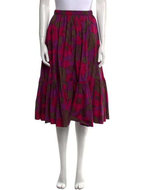 Runway Marc Jacobs Printed Knee-Length Skirt