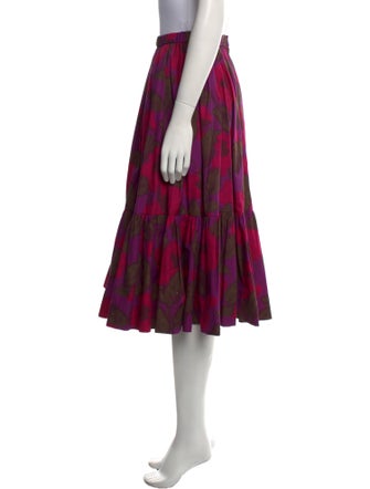 Runway Marc Jacobs Printed Knee-Length Skirt