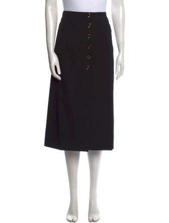 Runway Marc Jacobs Wool Midi Length Skirt