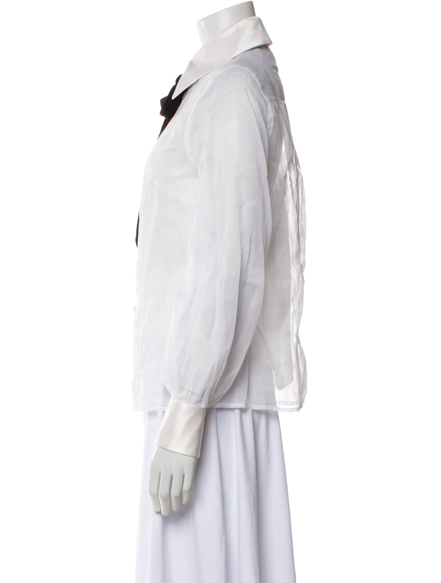 Runway Marc Jacobs Long Sleeve Button-Up Top