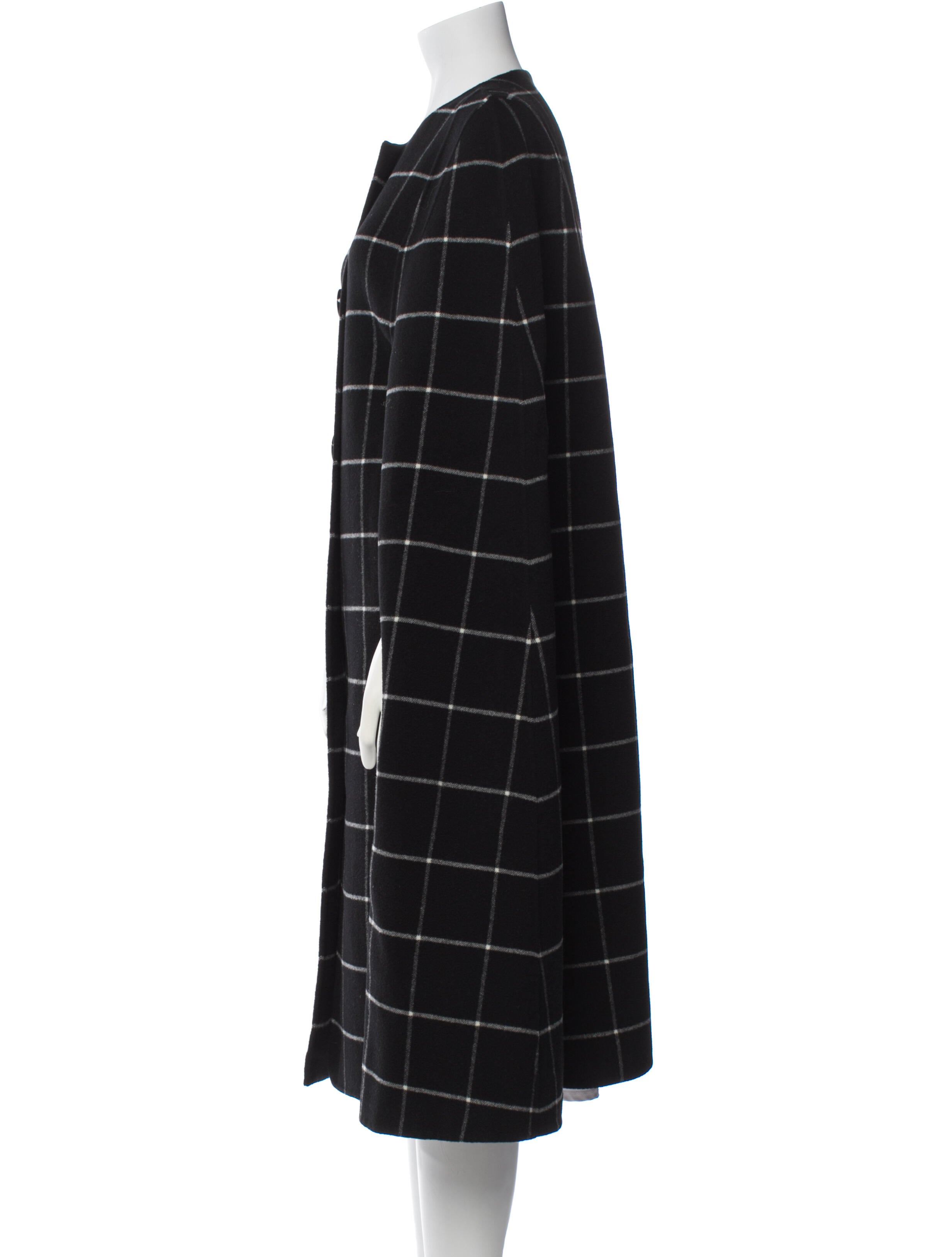Runway Marc Jacobs Plaid Print Coat