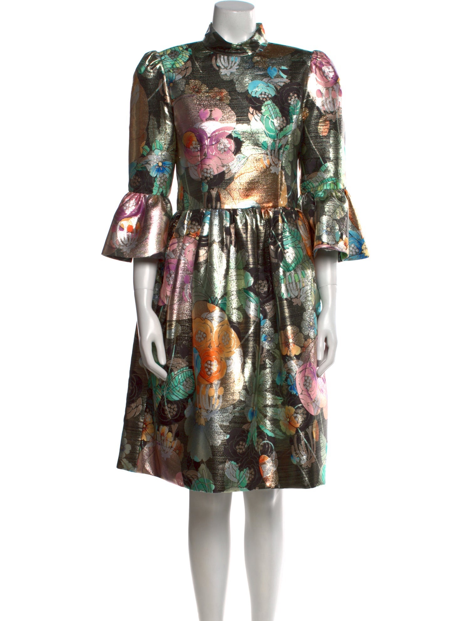 Runway Marc Jacobs Printed Knee-Length Dress