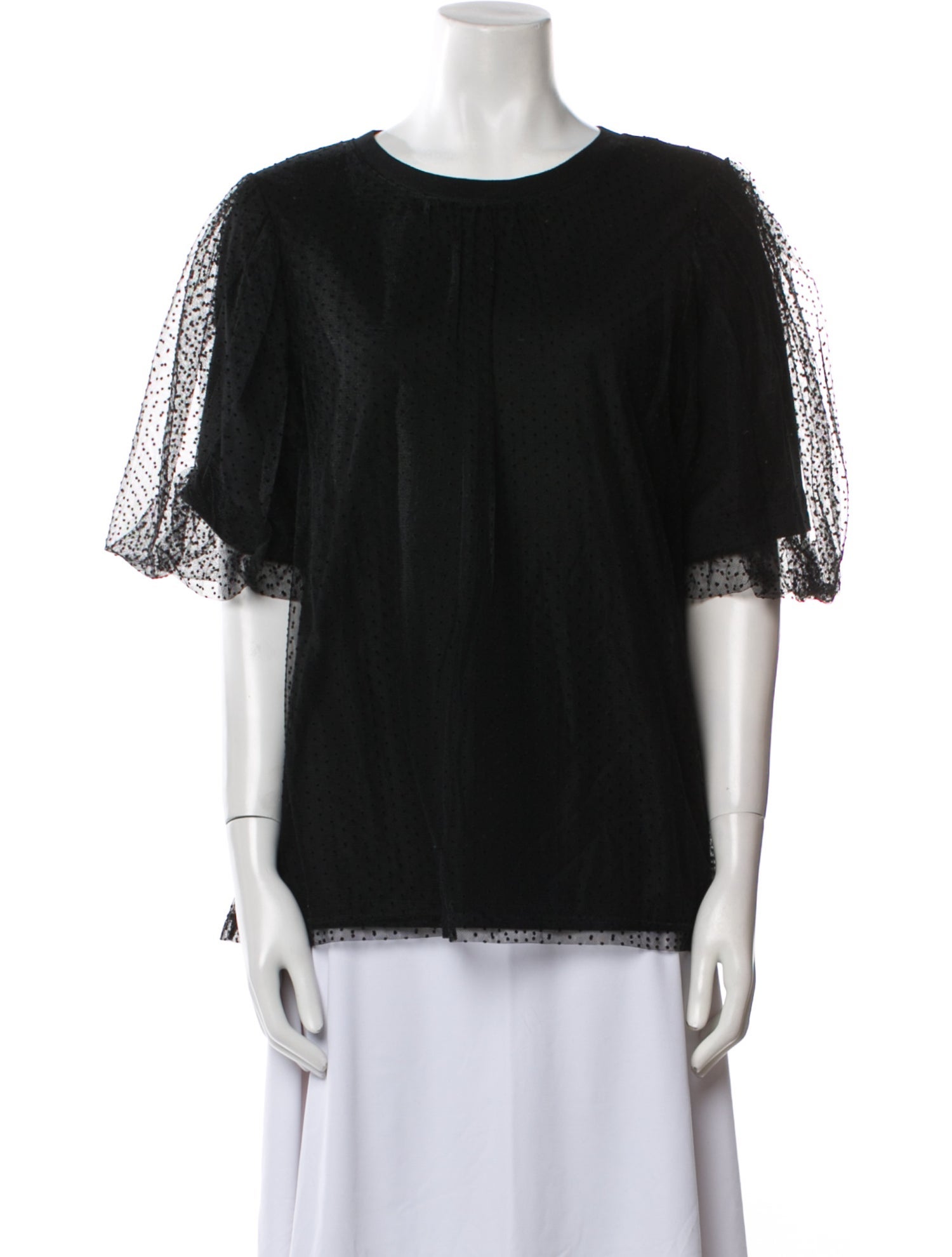 Runway Marc Jacobs Crew Neck Short Sleeve Blouse