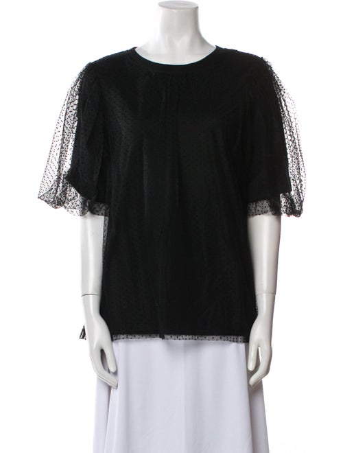 Runway Marc Jacobs Crew Neck Short Sleeve Blouse
