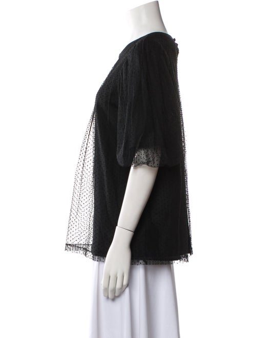 Runway Marc Jacobs Crew Neck Short Sleeve Blouse