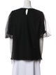 Runway Marc Jacobs Crew Neck Short Sleeve Blouse